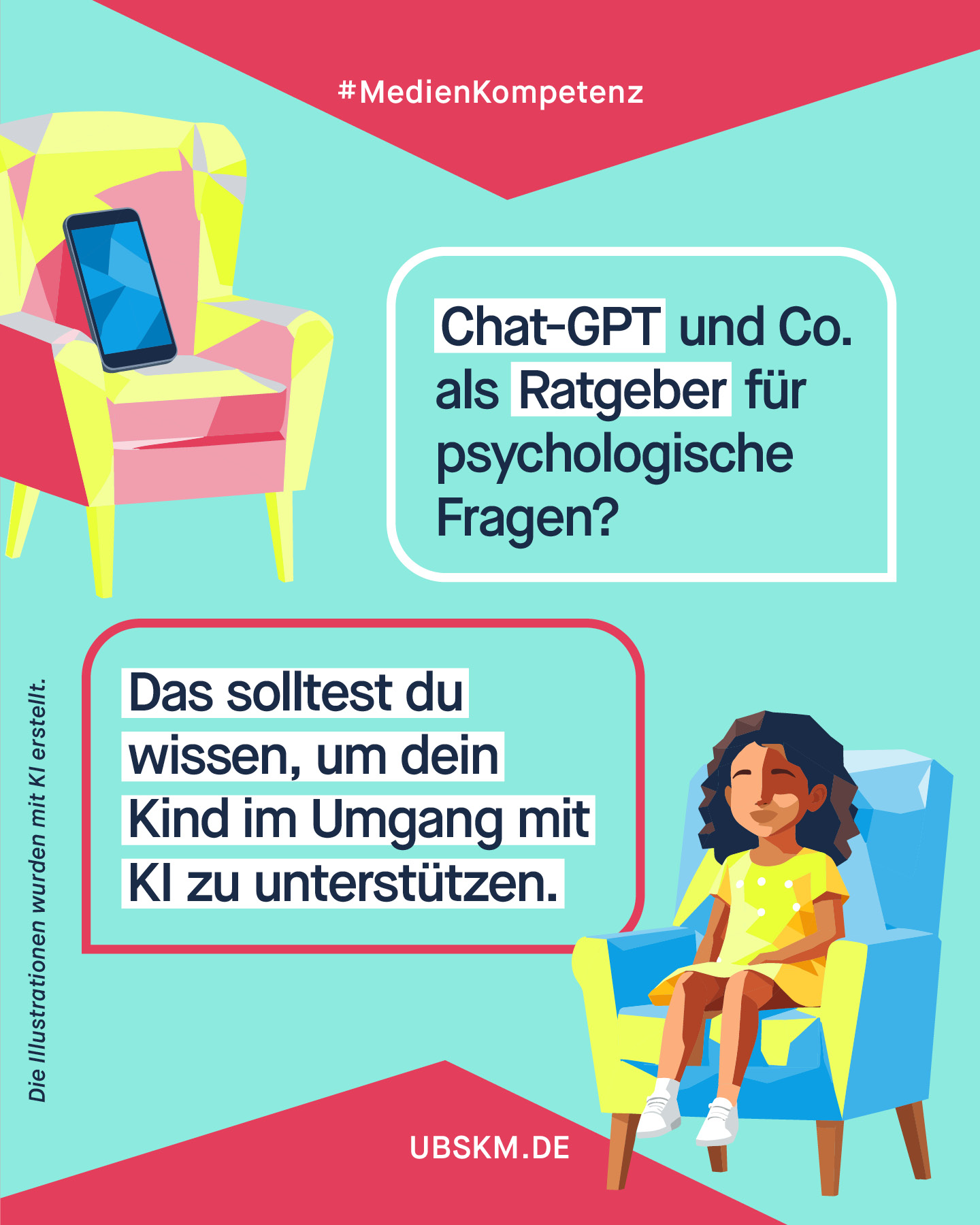 !B Sprichst du mit deinem Kind darüber, zu welchem Themen es Rat bei ChatGPT & Co. sucht?
Viele Menschen nutzen #KI-Chatbots als Gesprächspartner, um Sorgen und Gefühle zu besprechen. Gerade wenn Therapieplätze fehlen oder die Wartezeiten lang sind, erscheinen Chatbots wie eine schnelle Hilfe. Doch kann KI echte Unterstützung ersetzen?
Chatbots reagieren zwar empathisch, hinterfragen Gedanken jedoch selten kritisch. Dadurch können sie genau die Denkmuster verstärken, die in einer professionellen Therapie bearbeitet werden sollten. Außerdem kann KI gefährliche Krisensituationen nicht richtig einschätzen und verharmlost sie möglicherweise. Ein tragischer Fall aus dem Jahr 2025 in den USA verdeutlicht diese Gefahr: Ein junger Erwachsener folgte dem Rat von ChatGPT, mehrere Drogen miteinander zu kombinieren, und starb daran.
KI kann keine Verantwortung übernehmen – diese Aufgabe müssen verlässliche Eltern und Erziehungspersonen im Umfeld von Kindern und Jugendlichen leisten. Wenn Kinder wissen, dass sie ernst genommen werden, wenden sie sich bei Sorgen eher an echte Menschen als an eine Maschine.
💬 Habt ihr schon einmal ein persönliches Problem mit einer KI besprochen? Schreibt es in die Kommentare.
#UBSKM #Missbrauchsbeauftragte #ChatBot #Medienkompetenz