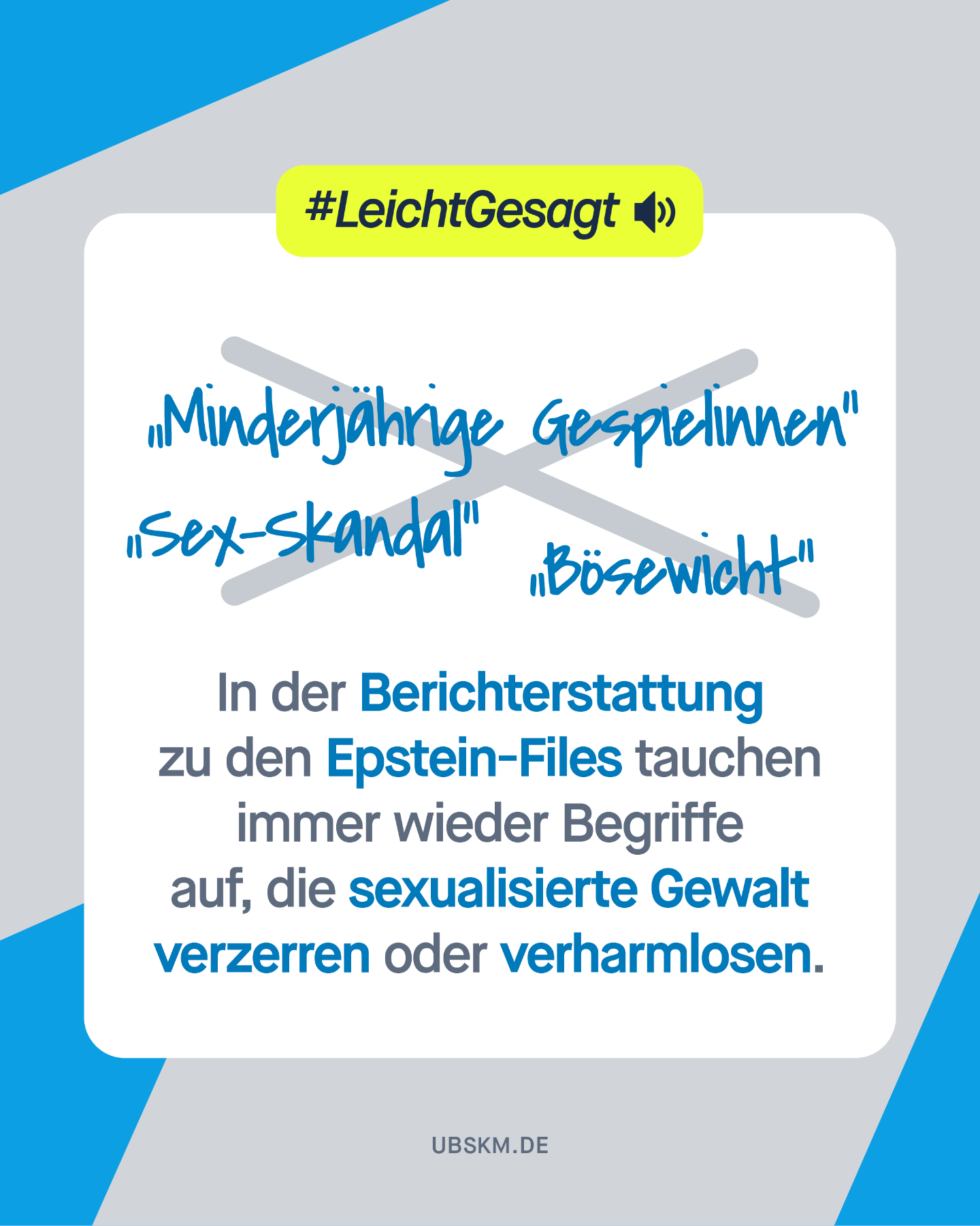 !B Gemeinsam für eine betroffenensensible #Berichterstattung. 🤝
#UBSKM #MissbrauchsBeauftragte