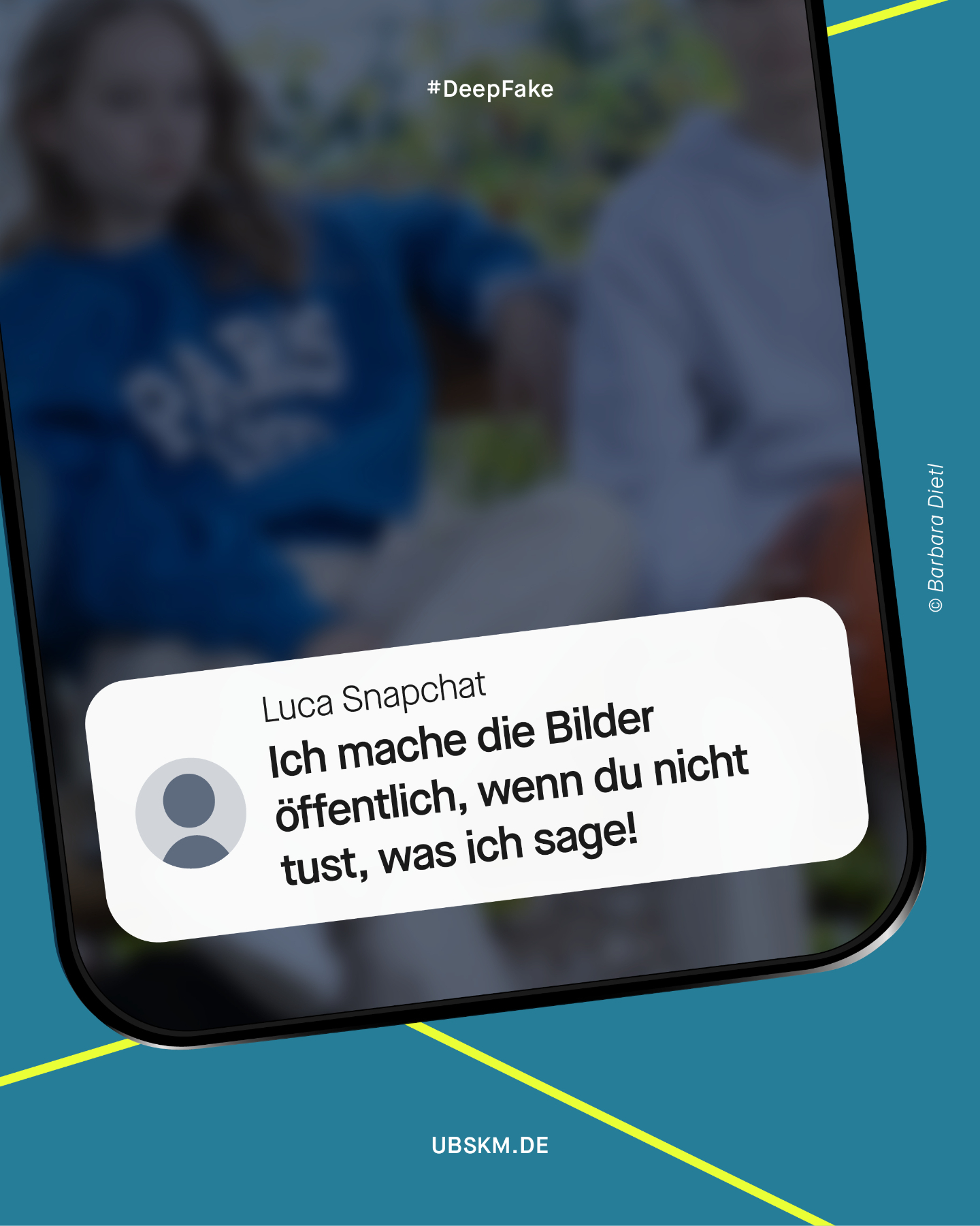 !B Drohungen, Manipulation, Grooming oder #Deepnudes – unter Jugendlichen ist die Dunkelziffer besonders hoch.
Was kann man tun, wenn so etwas passiert? Es gibt inzwischen mehrere Anlaufstellen, die Kindern, Jugendlichen sowie Erziehungsberechtigten helfen, wenn intime Bilder, Videos oder sexualisierte Deepfakes genutzt werden.
#UBSKM #MissbrauchsBeauftragte #DigitaleGewalt