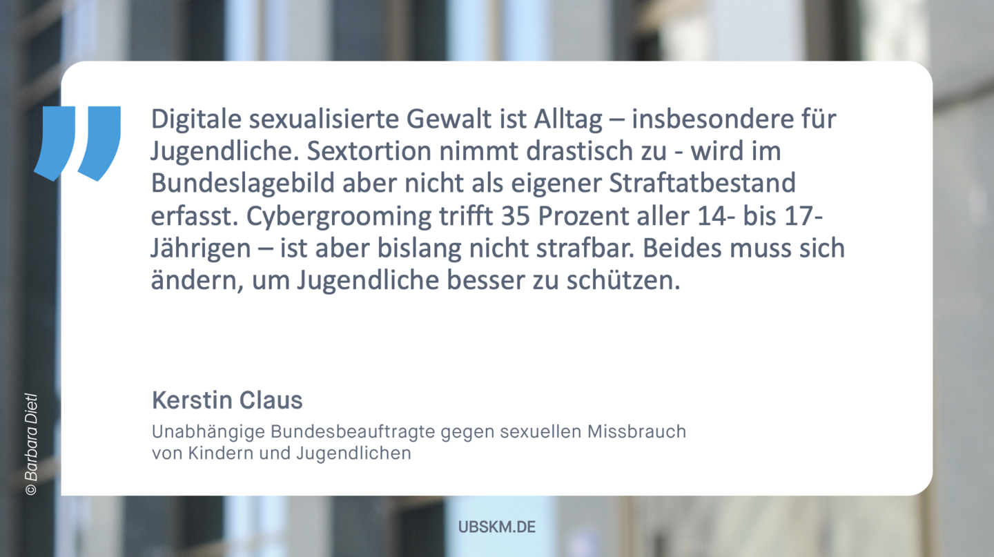 Keine Entwarnung: Fallzahlen des sexuellen Missbrauchs an Kindern und Jugendlichen weiterhin besorgniserregend hoch